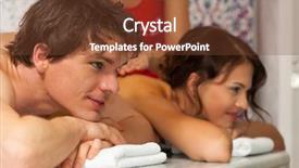  Presentation with spiritual wellness - Presentation design consisting of therapy couples - wellness - a young couple background and a  colored foreground