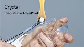  Presentation with traditional chinese medicine - Slides with therapy in traditional chinese medicine background and a light blue colored foreground