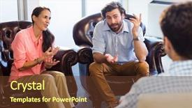  Presentation with medical therapy - Cool new presentation with therapy medical - psychologist helping a couple backdrop and a  colored foreground