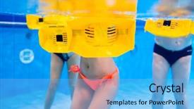  Presentation with physical therapy - Amazing presentation theme having therapy training with resistance devices backdrop and a light blue colored foreground