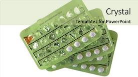  Presentation with hormone - Audience pleasing presentation theme consisting of there are emptied 24 hormone backdrop and a mint green colored foreground