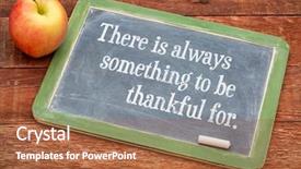  Presentation with slate - Amazing PPT theme having there is always something backdrop and a red colored foreground