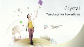  Presentation with limits - Cool new theme with there-is-no-limits backdrop and a sky blue colored foreground