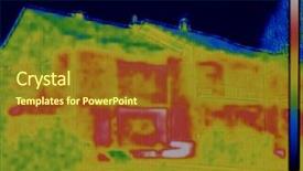  Presentation with facade - Slide deck consisting of thermal image of leakage background and a  colored foreground