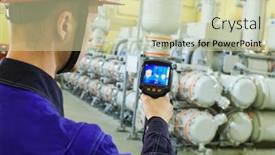  Presentation with imaging - Slide set enhanced with thermal-imaging-inspection-of-electrical background and a soft green colored foreground