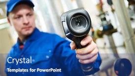  Presentation with imaging - Slide set consisting of thermal-imaging-inspection-of-plumbing background and a ocean colored foreground