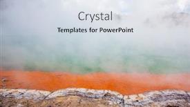  Presentation with new zealand - Audience pleasing presentation theme consisting of thermal-wonderland-champagne-wai-o backdrop and a sky blue colored foreground