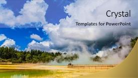  Presentation with new zealand - Cool new presentation with thermal wonderland the magic country backdrop and a light blue colored foreground