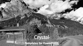  Presentation with luxury resort nature - Slides having thermes de vals - kandersteg resort canton bern background and a  colored foreground