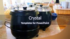  Presentation with choice - Slides consisting of thermo electric - buffet style - choice background and a wine colored foreground