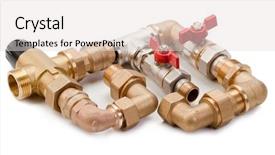  Presentation with pipeline - Slides featuring thermostaton connection to the pipeline background and a lemonade colored foreground