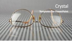  Presentation with gold black - Cool new presentation design with they can see again backdrop and a gray colored foreground