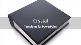  Presentation with black binder - Amazing presentation theme having thick blank black binder isolated backdrop and a dark gray colored foreground