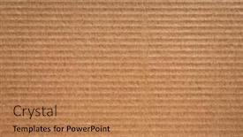  Presentation with corrugated cardboard - Amazing PPT theme having thick-corrugated-cardboard-brown-paper backdrop and a coral colored foreground