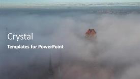  Presentation with fog - Slides consisting of thick-fog-over-the-old background and a gray colored foreground