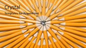  Presentation with circle prayer - Slide deck featuring thick pencils are arranged in a circle background and a yellow colored foreground