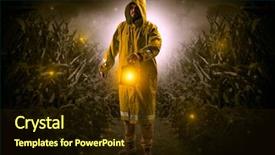  Presentation with second coming - Slides having thicket and looking something background and a wine colored foreground