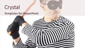  Presentation with frames isolated on white brown - Presentation theme with thief-isolated-on-white background and a lemonade colored foreground