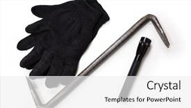  Presentation with accessories - Cool new slide deck with thieving accessories lock-picking tools backdrop and a white colored foreground