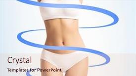  Presentation with body balance - Audience pleasing slide deck consisting of weight loss sports exercising water backdrop and a lemonade colored foreground