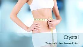  Presentation with repairer tape recorder technology - Presentation theme enhanced with thin blue line - slim girl with tape background and a  colored foreground