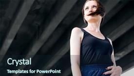  Presentation with black people trying to cross a broken bridge for peace - PPT theme consisting of thin blue line - young girl posing background and a wine colored foreground