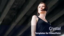  Presentation with black people trying to cross a broken bridge for peace - Audience pleasing slides consisting of thin blue line - young girl posing backdrop and a wine colored foreground