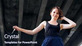  Presentation with black people trying to cross a broken bridge for peace - Cool new presentation with thin blue line - young girl posing backdrop and a wine colored foreground