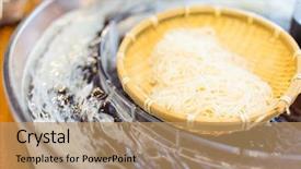  Presentation with water flow - PPT layouts having thin ice - water flow japanese somen background and a  colored foreground