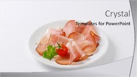  Presentation with forest - Audience pleasing slide set consisting of thin-slices-of-black-forest backdrop and a white colored foreground