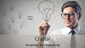  Presentation with idea - Presentation design enhanced with antibiotic - 3d illustration of a thermometer background and a lemonade colored foreground