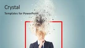  Presentation with thinking outside box - Beautiful slides featuring think outside of the box backdrop and a  colored foreground