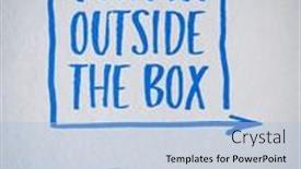  Presentation with personal development - PPT layouts featuring think-outside-the-box-inspirational and a light blue colored foreground