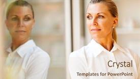  Presentation with aged - Cool new presentation design with doctor taking blood sample backdrop and a light gray colored foreground.