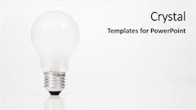  Presentation with think tank - Colorful slide deck enhanced with think tank - standard lightbulb backdrop and a white colored foreground