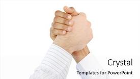  Presentation with think tank - Audience pleasing slide deck consisting of think tank - trust brotherhood and friendship symbol backdrop and a white colored foreground