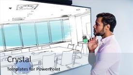  Presentation with new cold room storage - PPT layouts enhanced with thinking on the new desing background and a light blue colored foreground