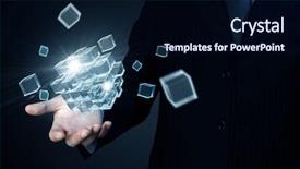  Presentation with thinking outside box - PPT theme with thinking outside the box background and a wine colored foreground