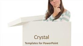  Presentation with thinking outside box - Audience pleasing slide set consisting of thinking outside the box backdrop and a sky blue colored foreground