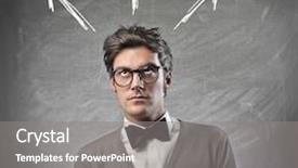  Presentation with thinking - Presentation design having thinking while using a mobile background and a  colored foreground