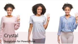  Presentation with african american doctors - Slide deck enhanced with third eye - collage of african american woman background and a  colored foreground