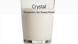  Presentation with white milk - Theme consisting of thirst - close-up of milk glass isolated background and a sky blue colored foreground