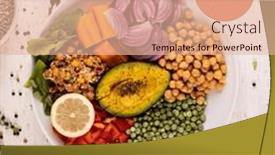  Presentation with fresh avocado - Presentation theme having this-april-let-s-stop background and a lemonade colored foreground