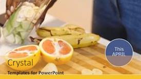  Presentation with issue - PPT theme consisting of this-april-let-s-stop background and a yellow colored foreground