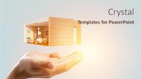  Presentation with personality - Colorful PPT theme enhanced with this-design-has-personality-mixed backdrop and a lemonade colored foreground