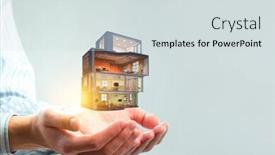  Presentation with personality - Slide deck having this-design-has-personality-mixed background and a light gray colored foreground