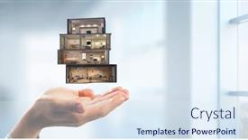  Presentation with personality - Cool new presentation theme with this-design-has-personality-mixed backdrop and a sky blue colored foreground