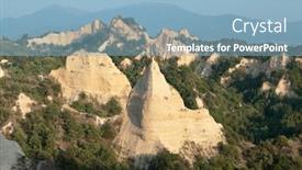  Presentation with bulgarian - Presentation design consisting of this-hills-of-sands background and a light blue colored foreground