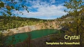  Presentation with copper mine - Beautiful theme featuring this is a former copper backdrop and a tawny brown colored foreground