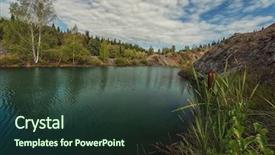  Presentation with copper mine - Cool new presentation theme with this is a former copper backdrop and a tawny brown colored foreground